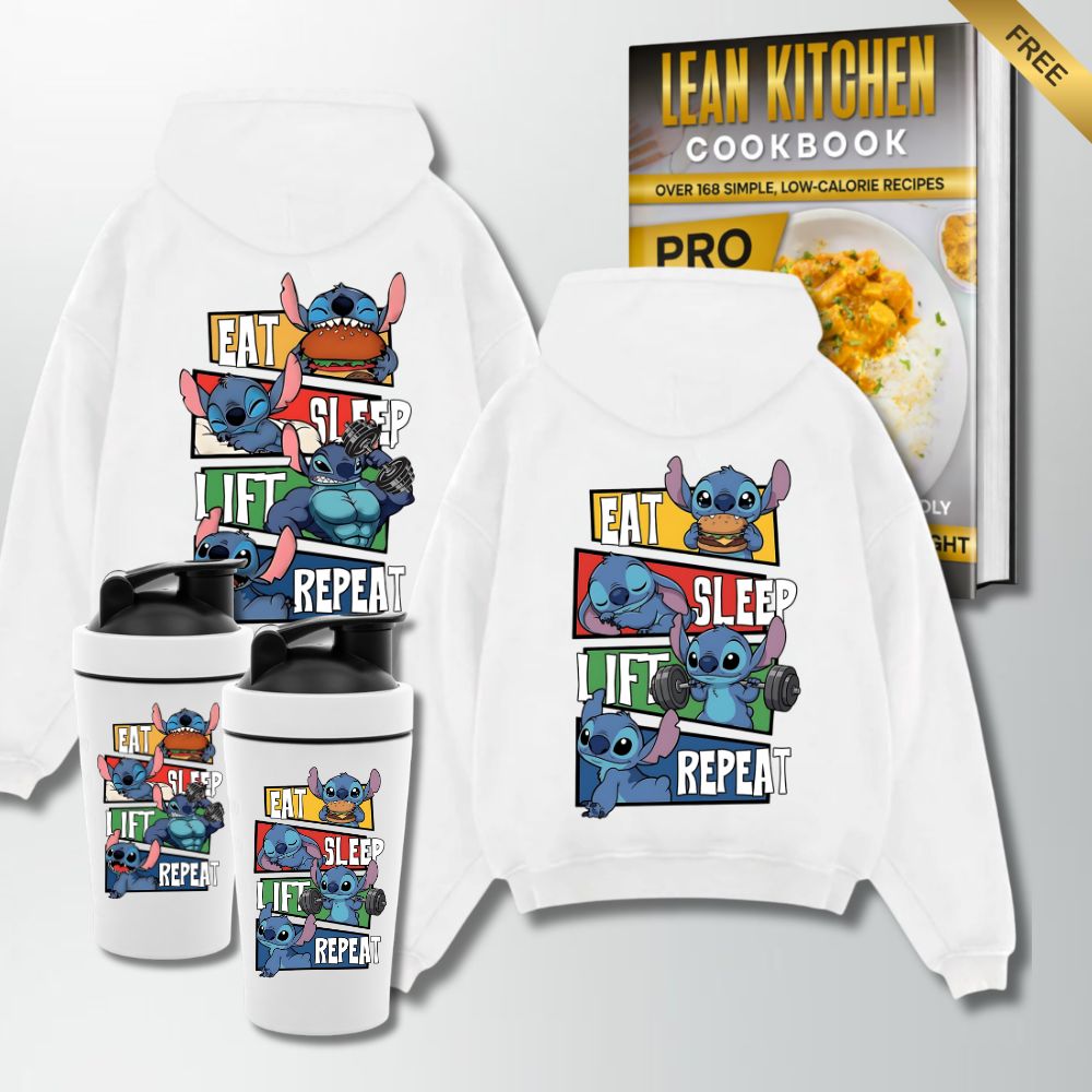 Eat Sleep Lift Repeat Elite Gym Set
