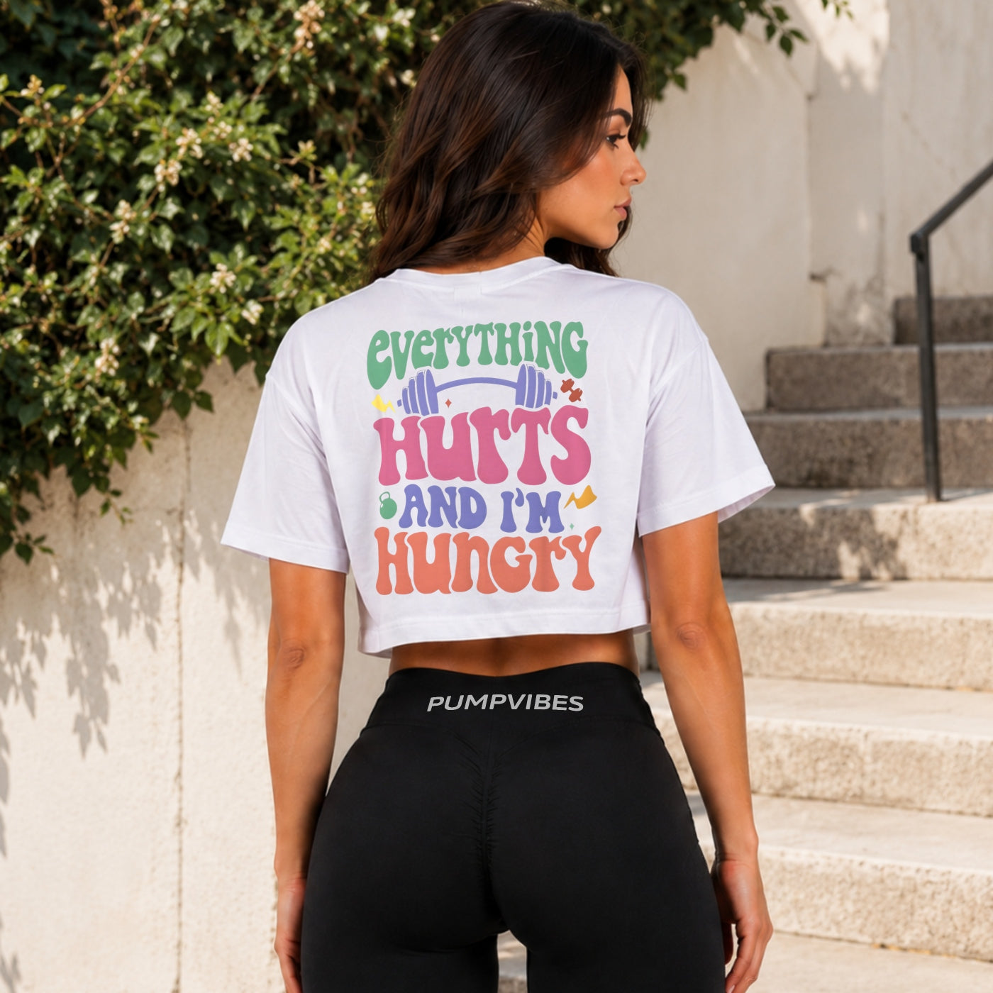 Everything Hurts Oversize Crop Top