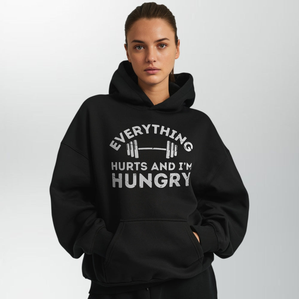 Everything Hurts Oversize Hoodie