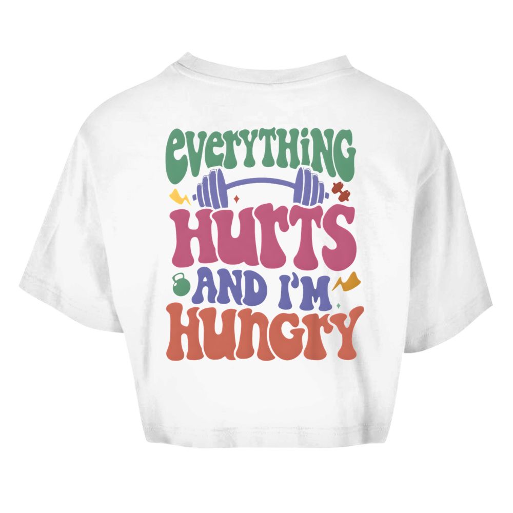 Everything Hurts Oversize Crop Top