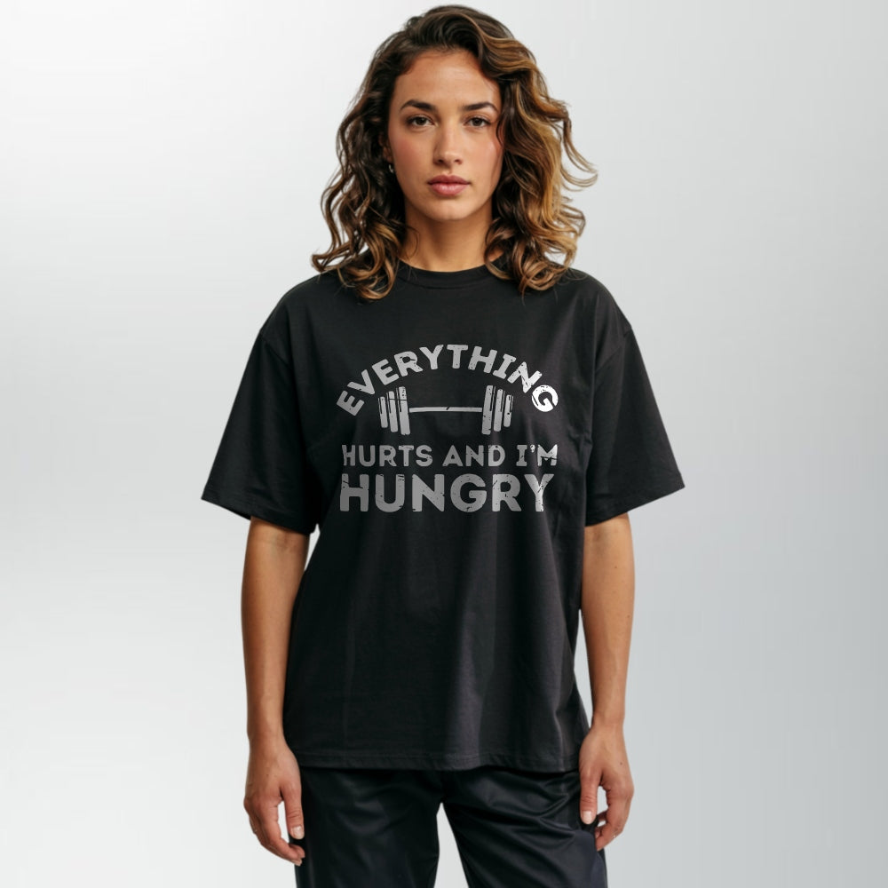 Everything Hurts Oversize Shirt