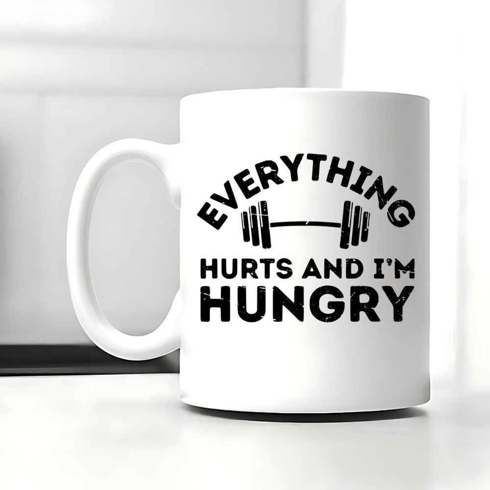 Everything Hurts Tasse