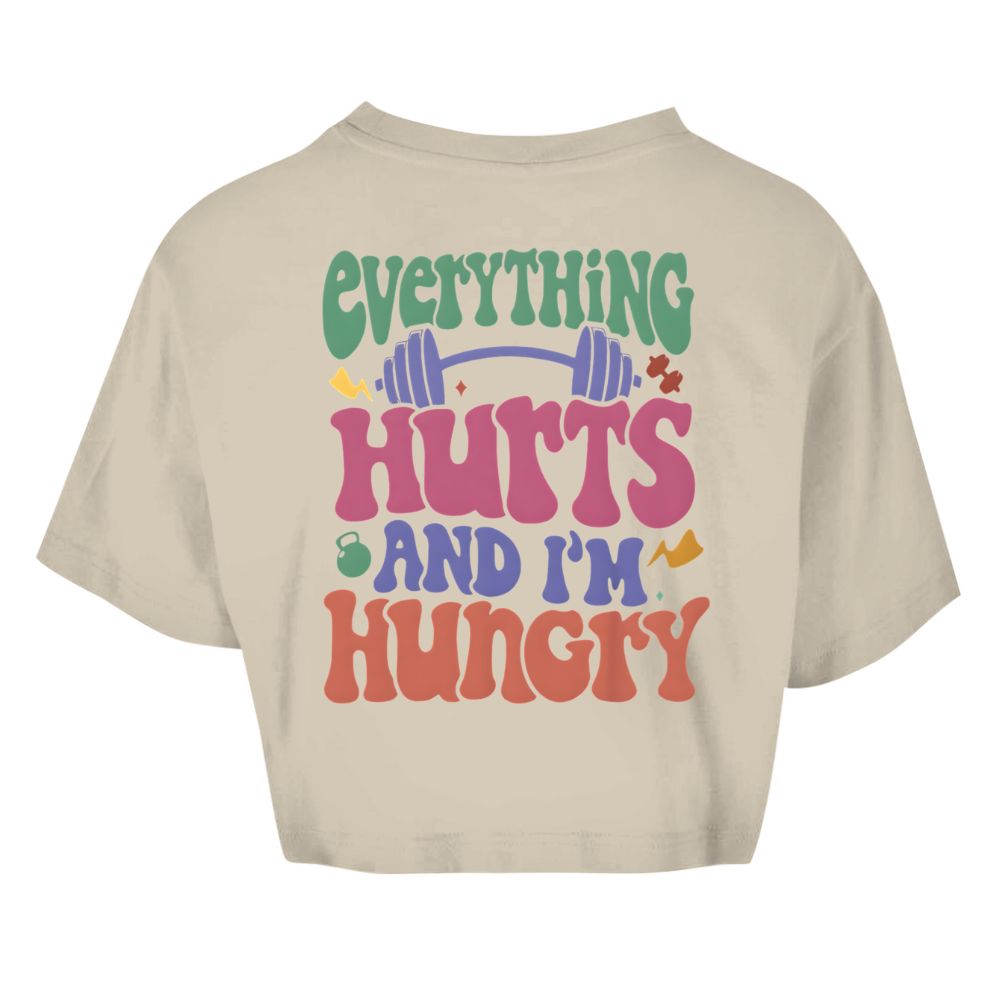 Everything Hurts Oversize Crop Top