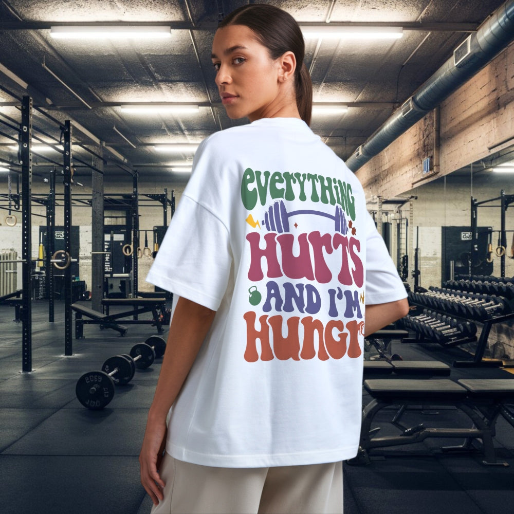 Everything Hurts Oversize Shirt
