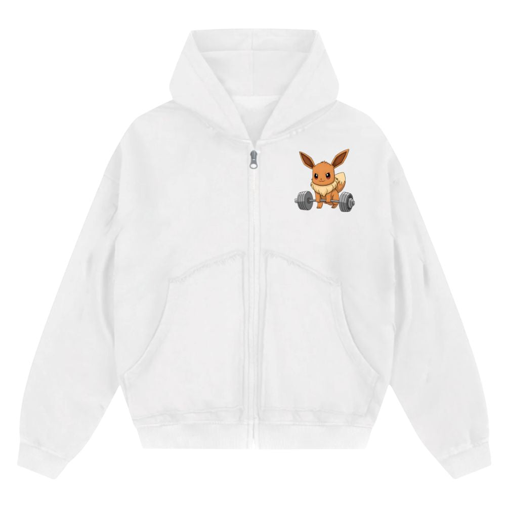 Evoli Oversize Zipper Hoodie