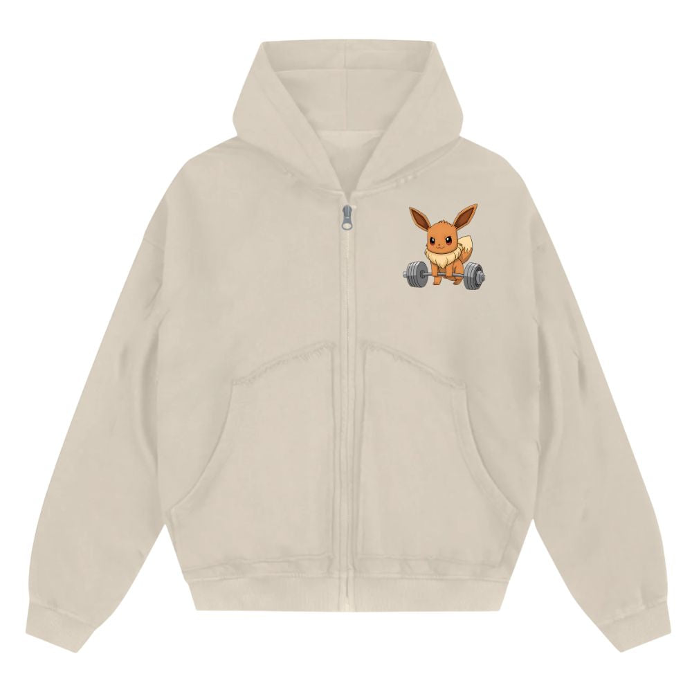 Evoli Oversize Zipper Hoodie