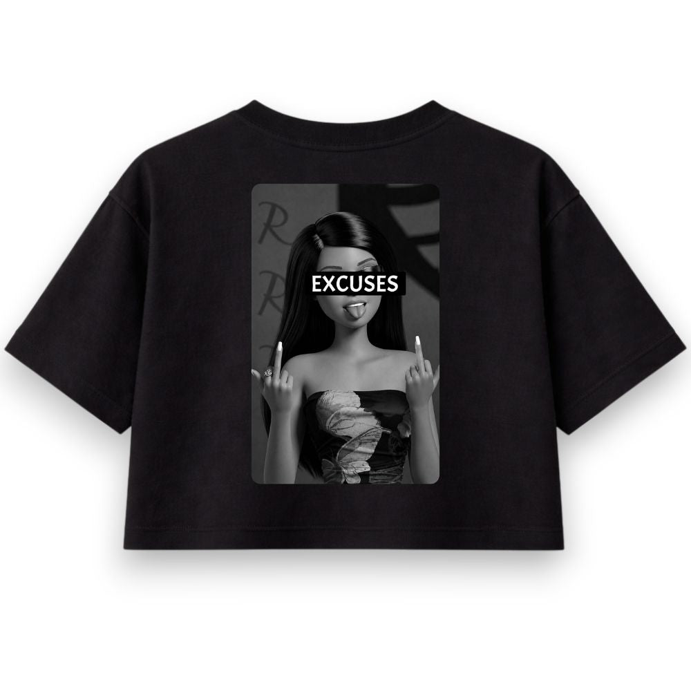 Excuses Oversize Crop Top