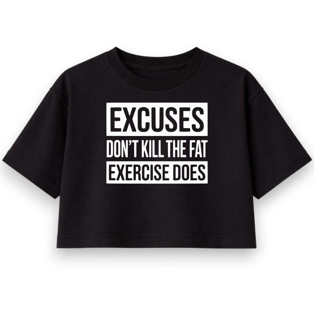 Excuses Oversize Crop Top