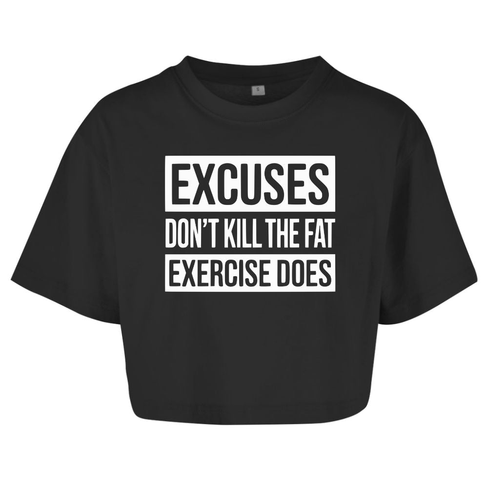 Excuses Oversize Crop Top