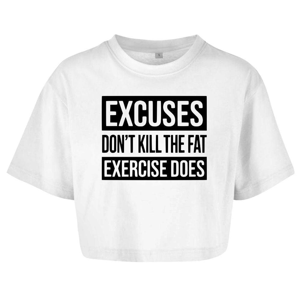 Excuses Oversize Crop Top