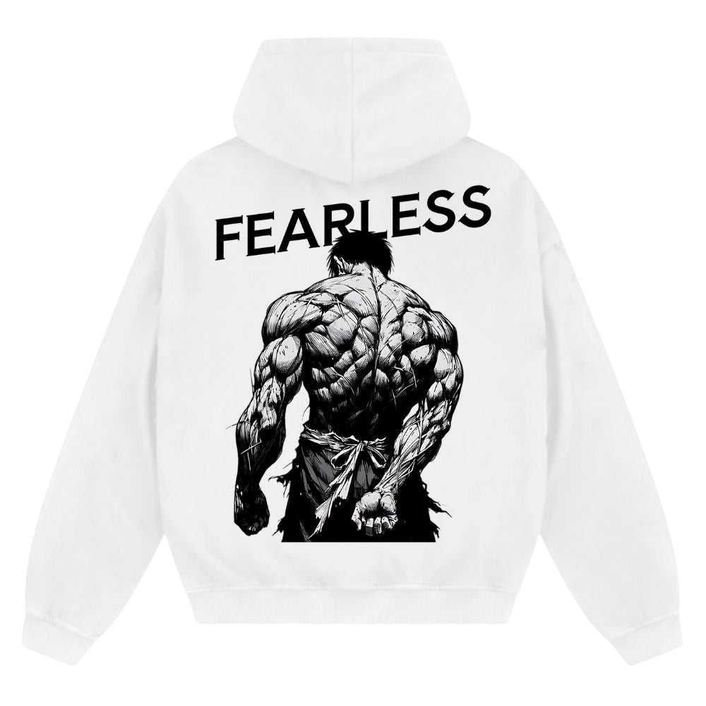 Fearless Oversize Zipper Hoodie