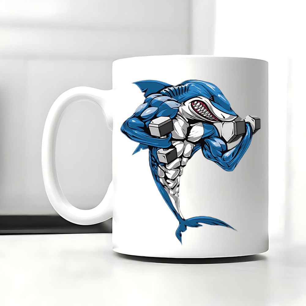 Fitness Shark Tasse
