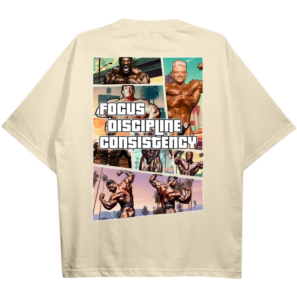 Focus Discipline Consistency Oversize Shirt