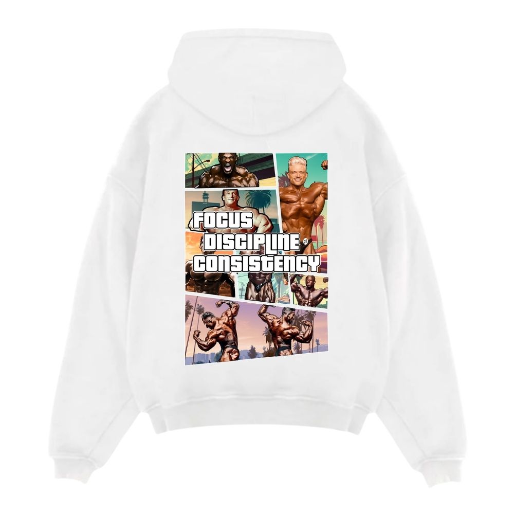 Focus Discipline Consistency Oversize Hoodie