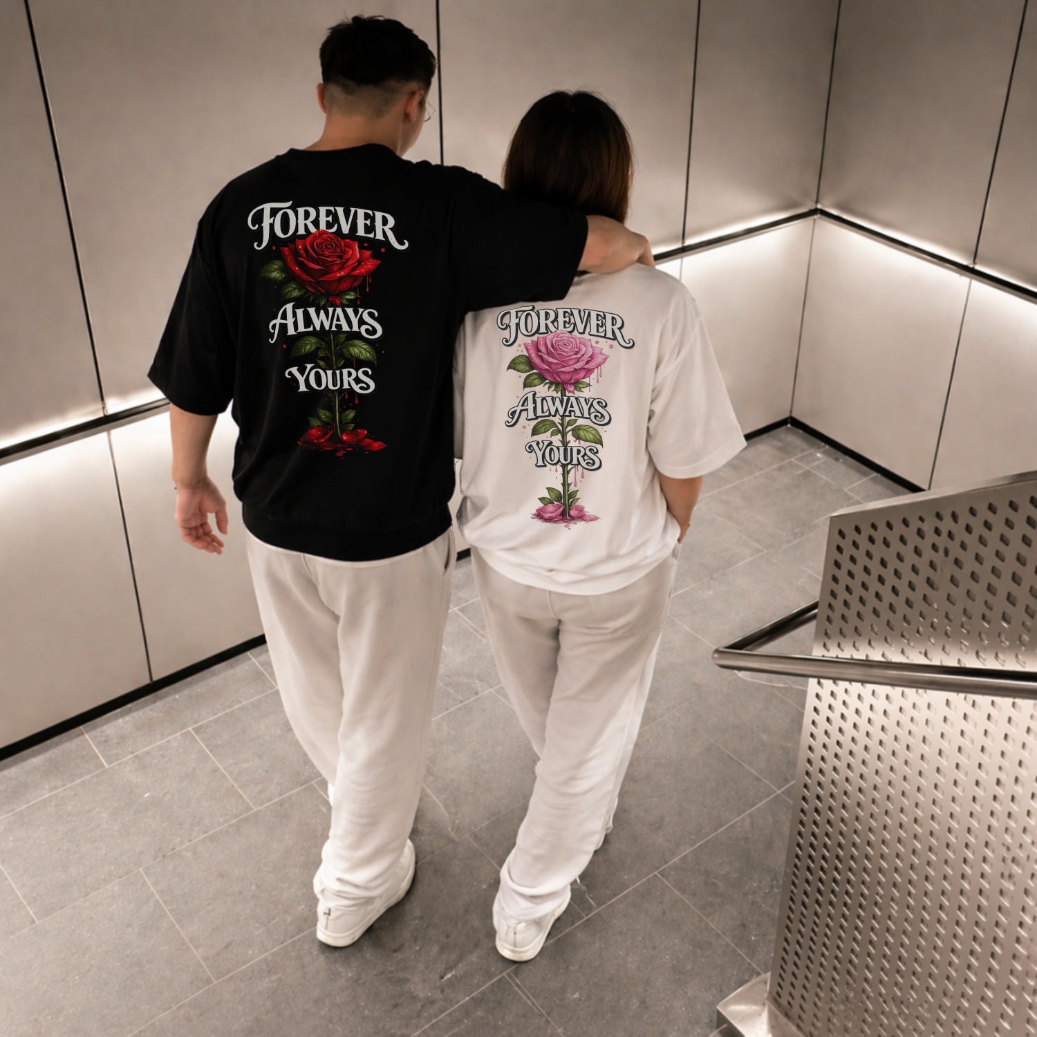 Always Yours Couple Oversize Shirt