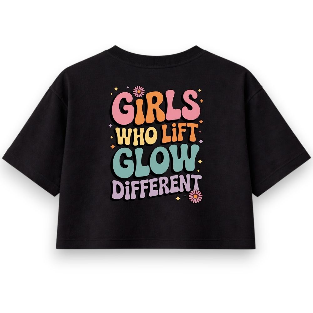 Girls Who Lift Oversize Crop Top