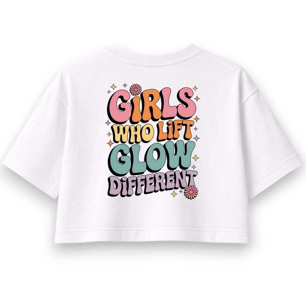 Girls Who Lift Oversize Crop Top