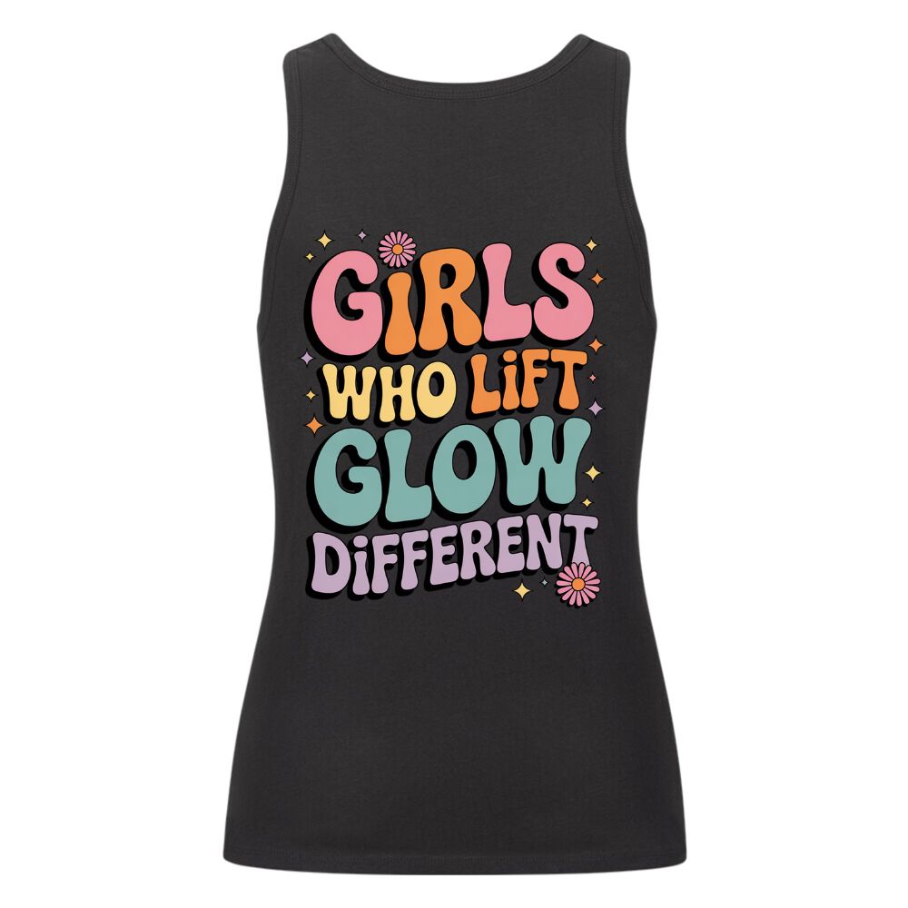 Girls Who Lift Glow Different Damen Tank Top
