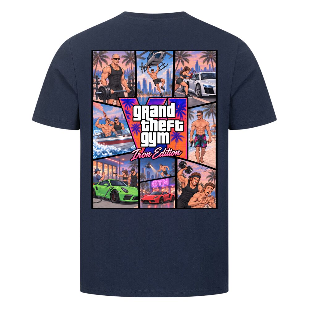 Grand Theft Gym GTA Iron Edition Shirt