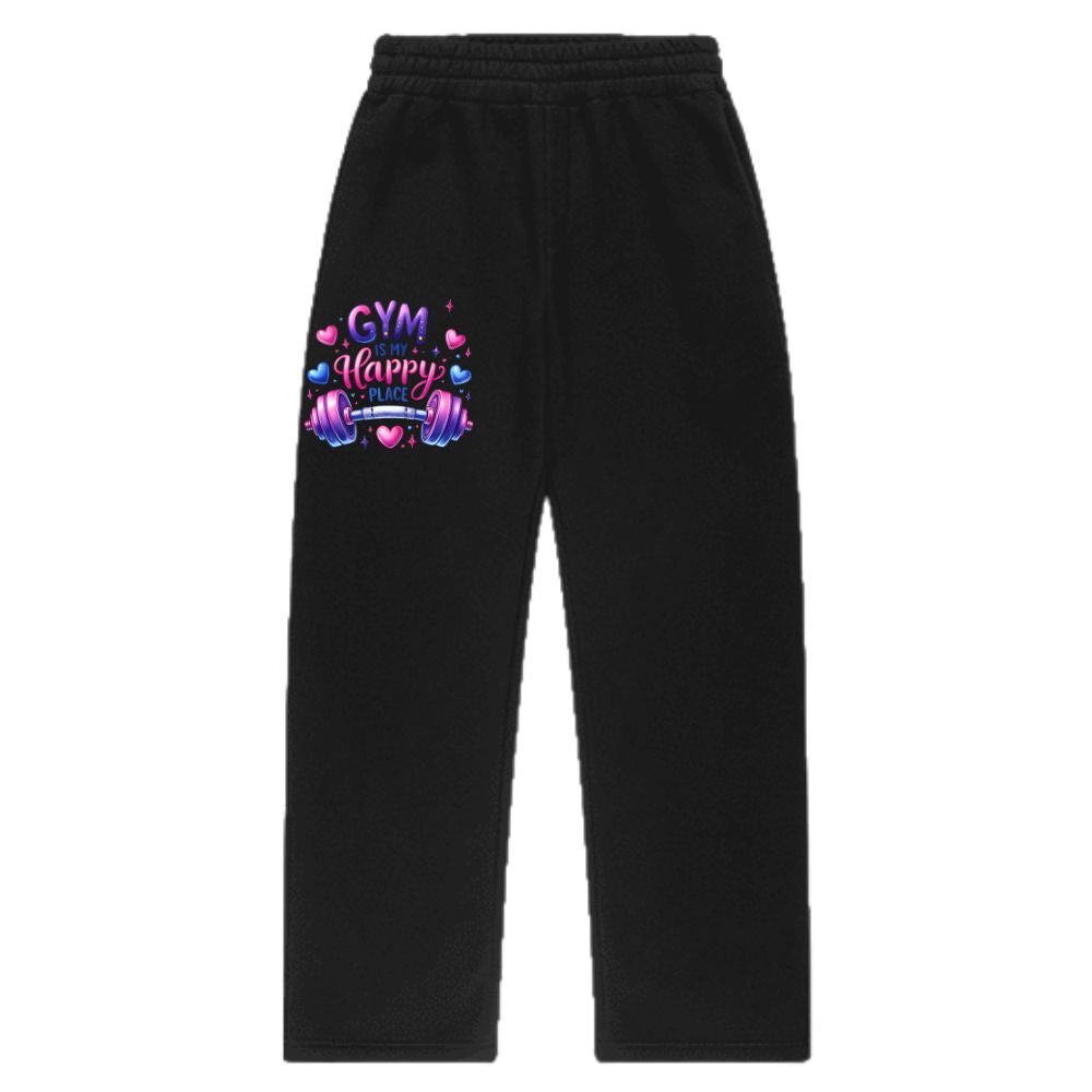 Gym Is My Happy Place Oversize Jogginghose