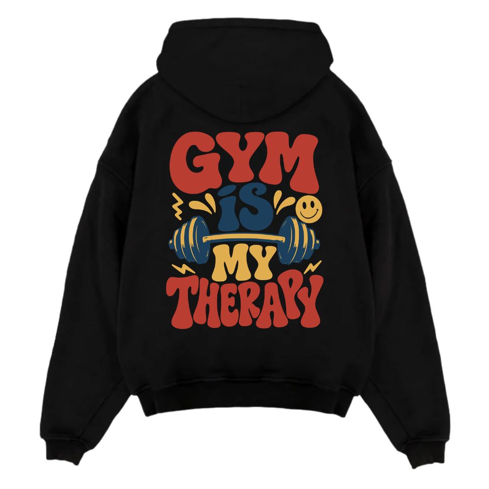 Gym Is My Therapy Oversize Hoodie