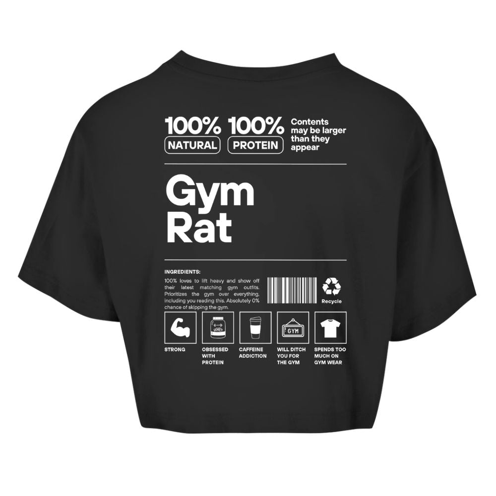 Gym Rat Oversize Crop Top