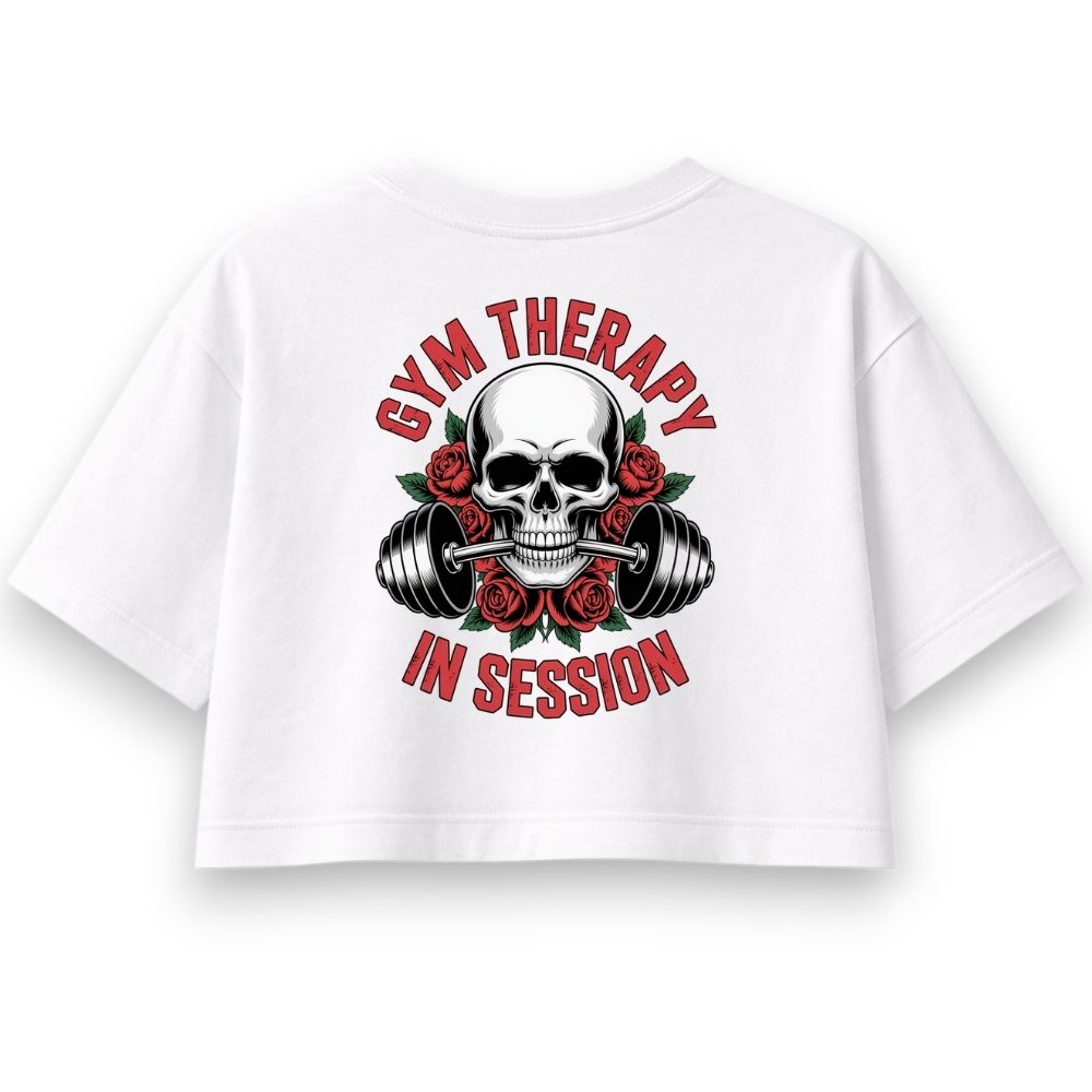 Gym Therapy Oversize Crop Top