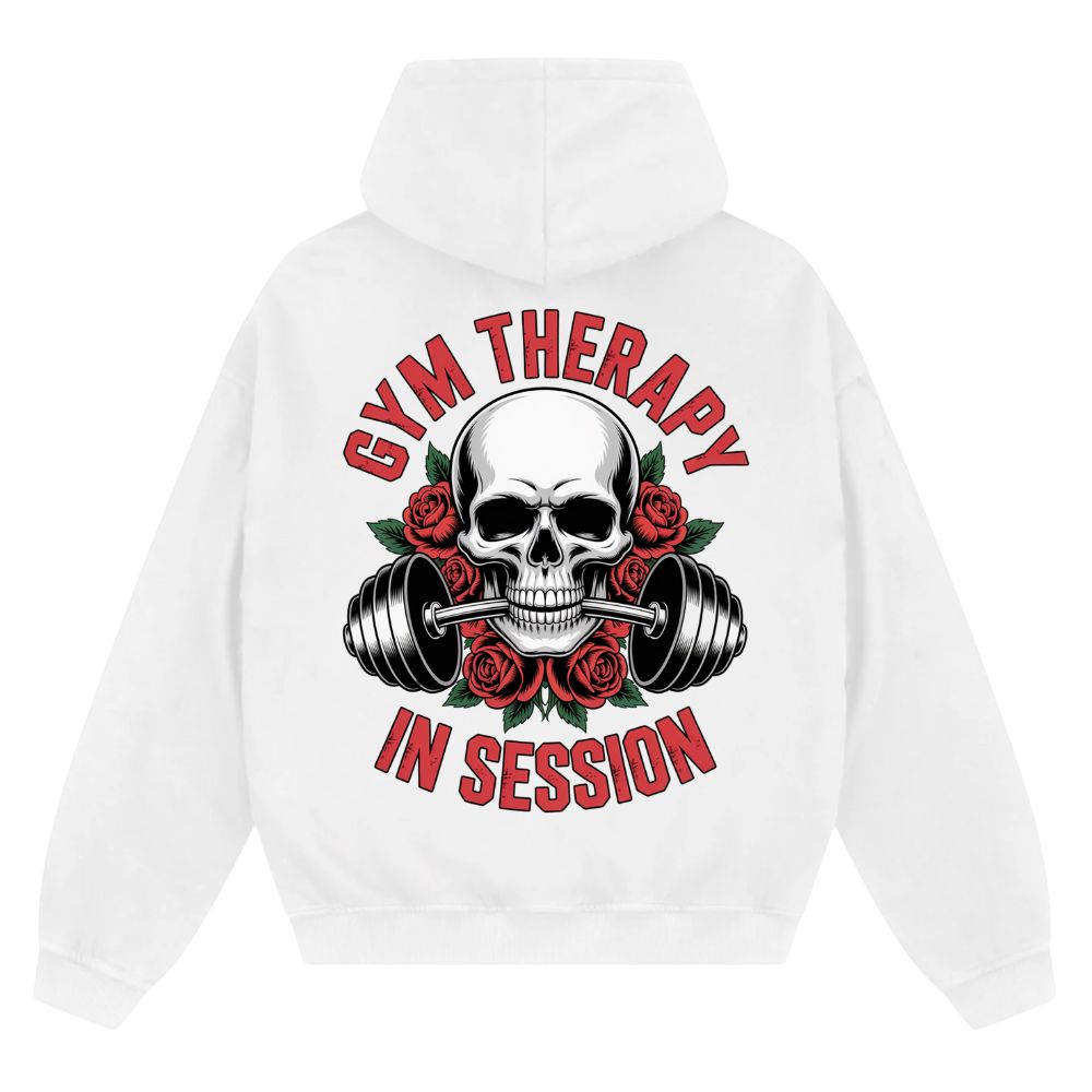 Gym Therapy Oversize Zipper Hoodie