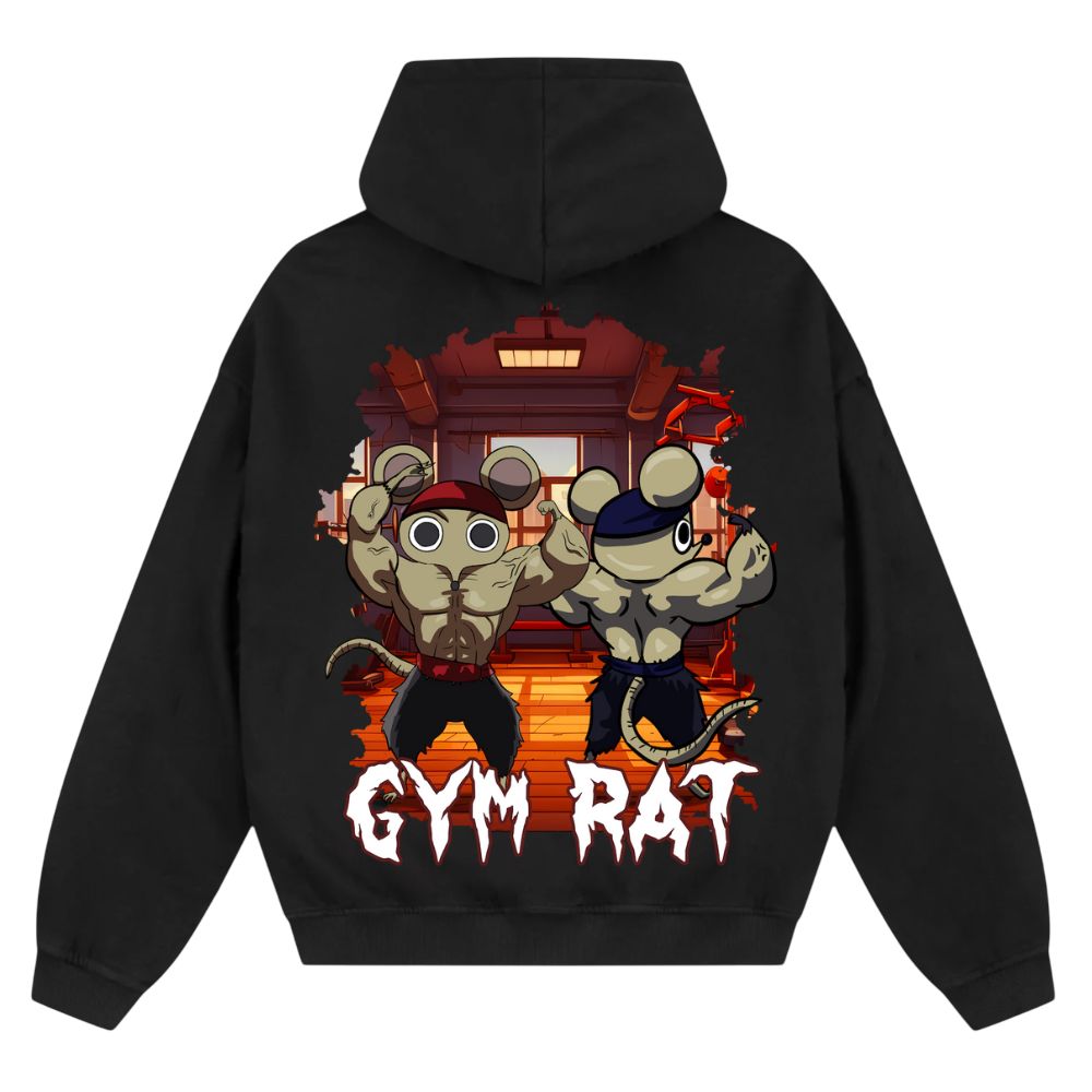 Gym Rat Oversize Zipper Hoodie