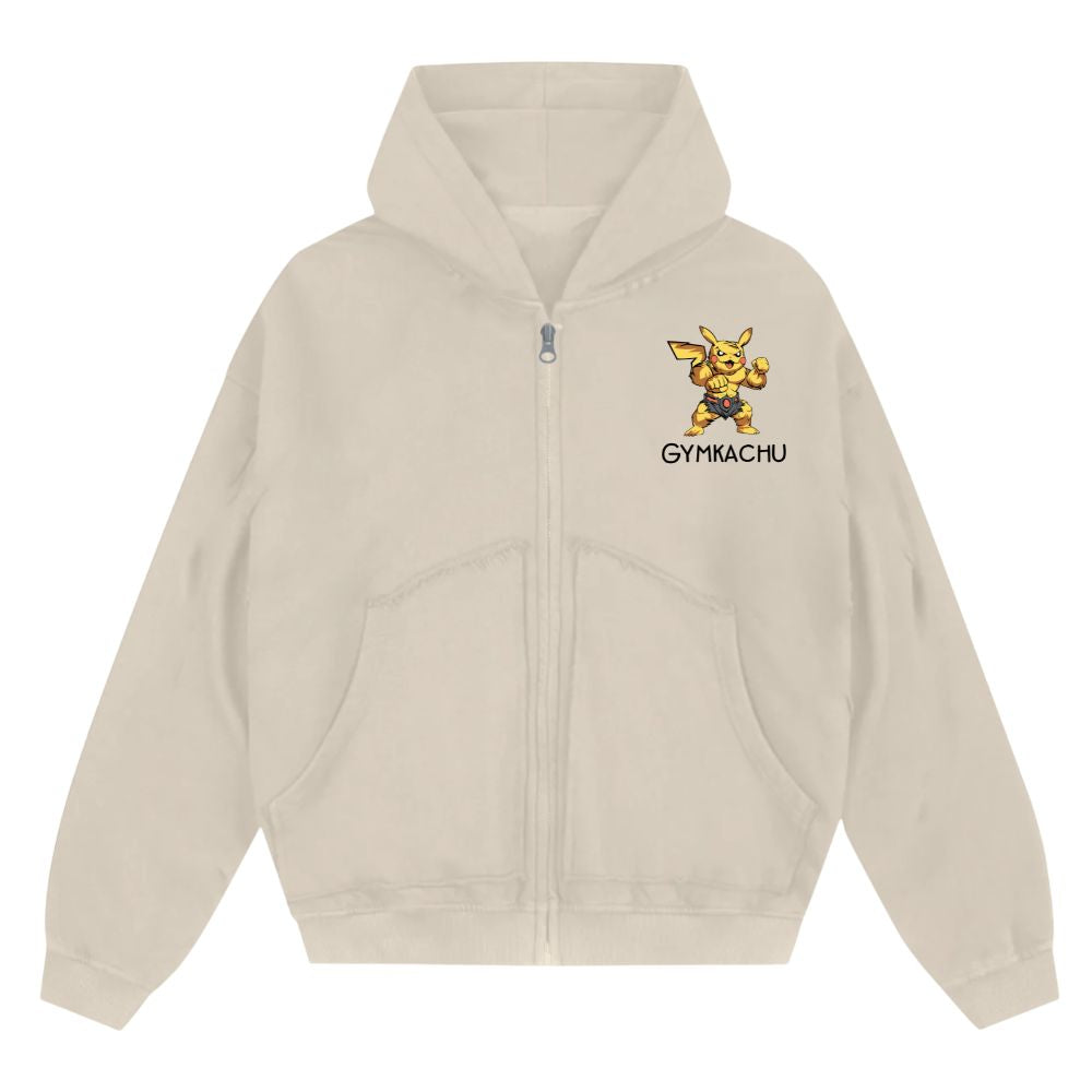 Gymkachu Oversize Zipper Hoodie