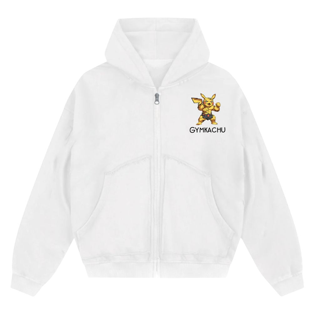 Gymkachu Oversize Zipper Hoodie
