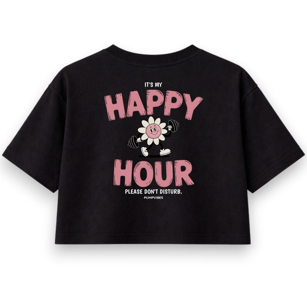 Happy Hour Oversize Crop Top