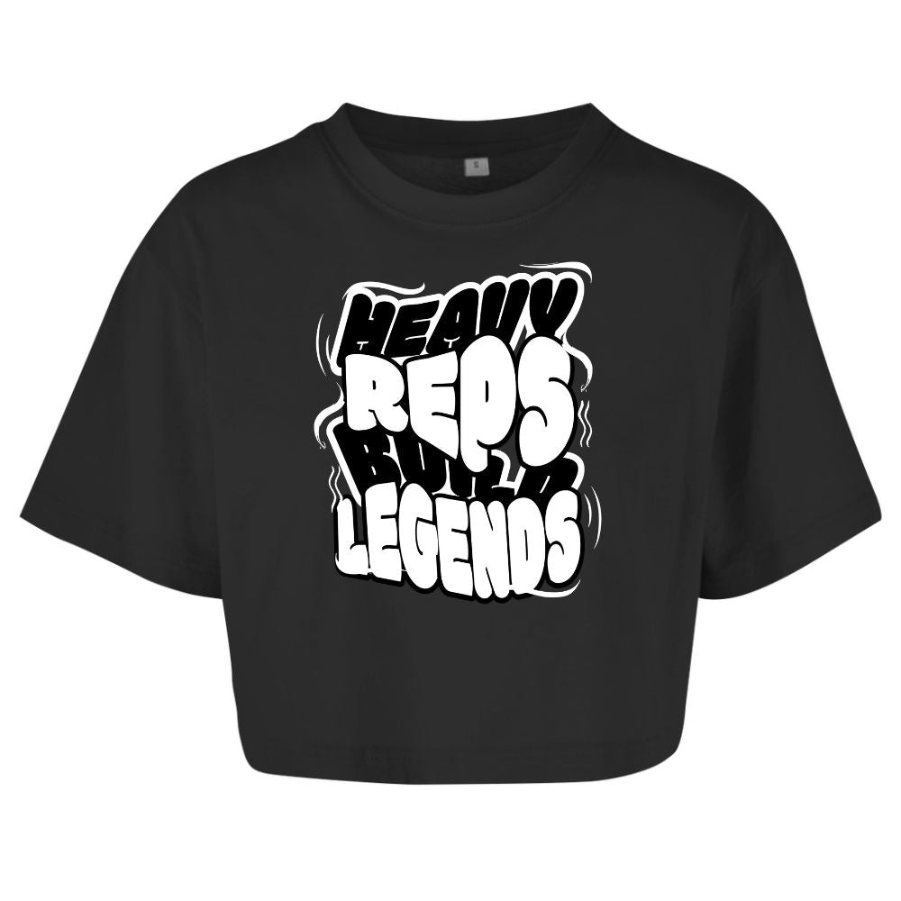 Heavy Reps Build Legends Oversize Crop Top