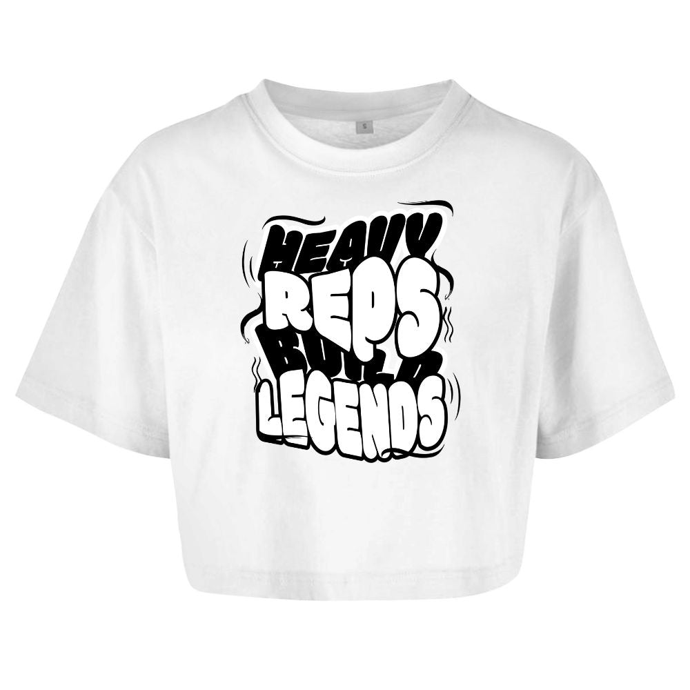 Heavy Reps Build Legends Oversize Crop Top