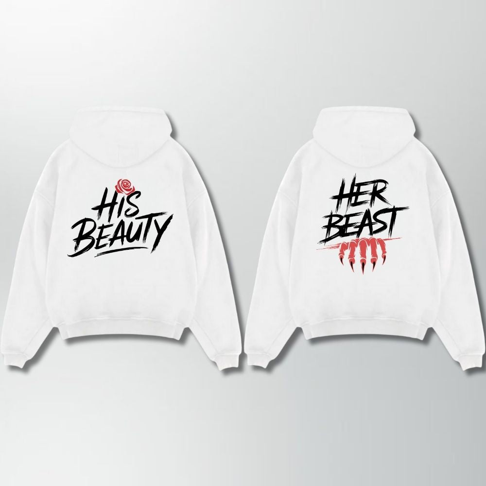 His Beauty Her Beast Oversize Hoodie