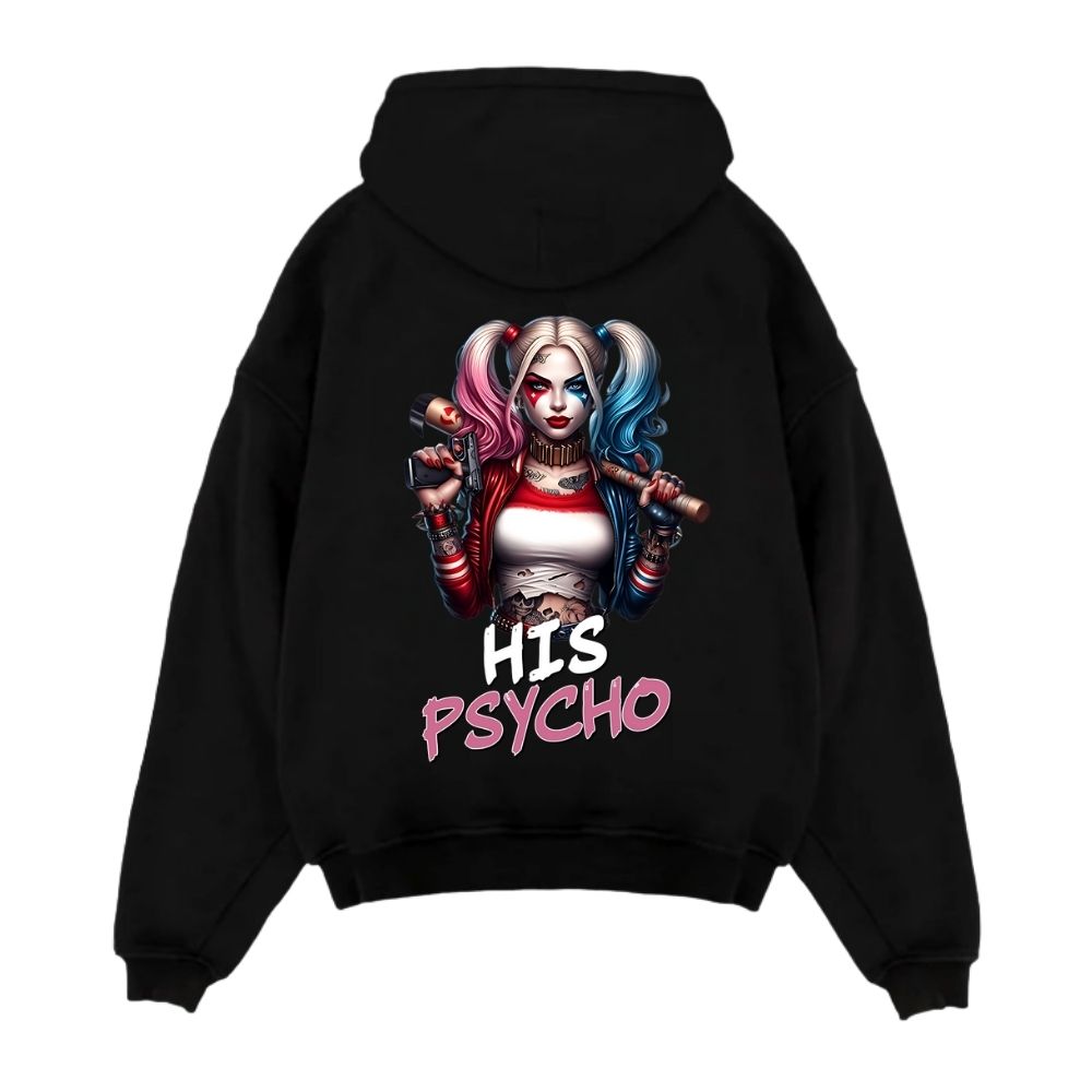 His Psycho Oversize Hoodie
