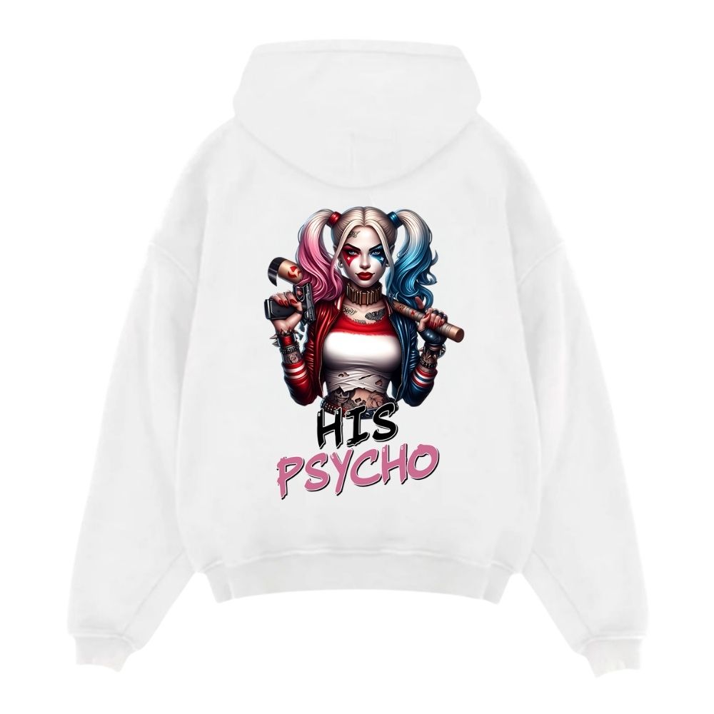 His Psycho Oversize Hoodie