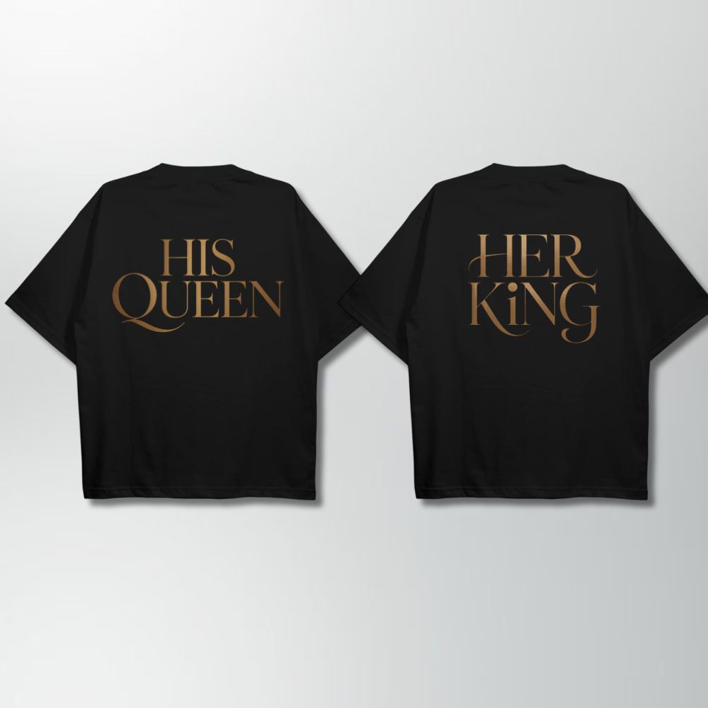 Queen And King Oversize Shirt