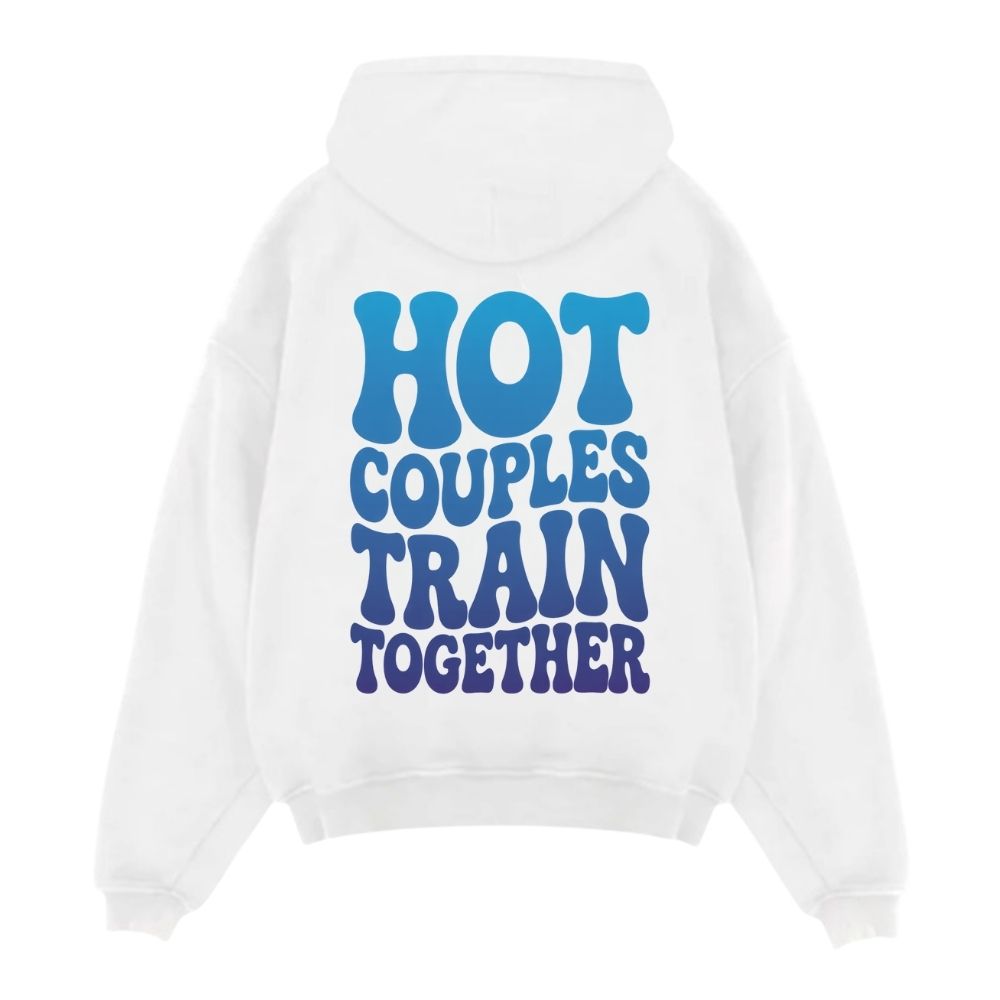 Hot Couples Train Together Oversize Hoodie