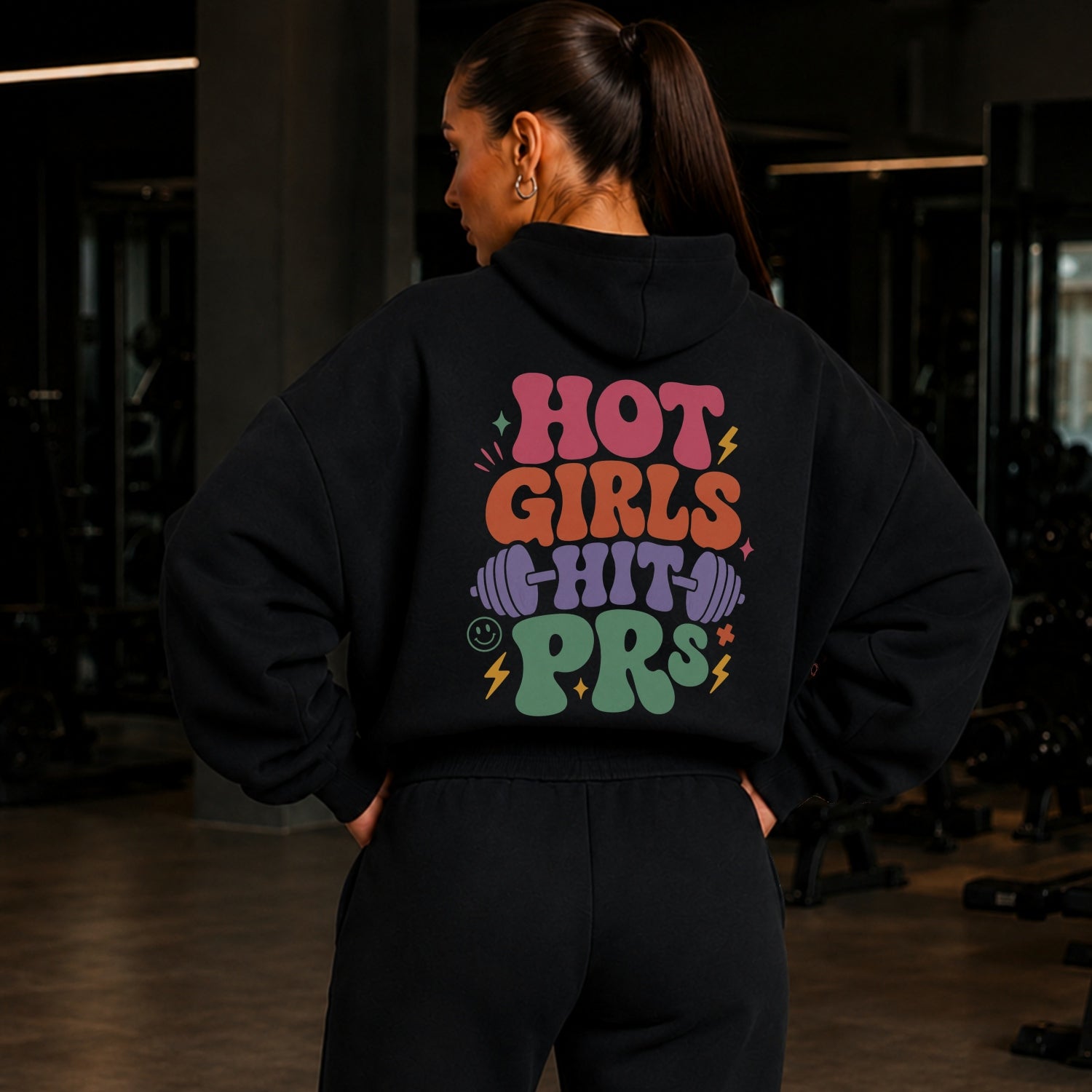 Hot Girls Hit PRs Oversize Hoodie
