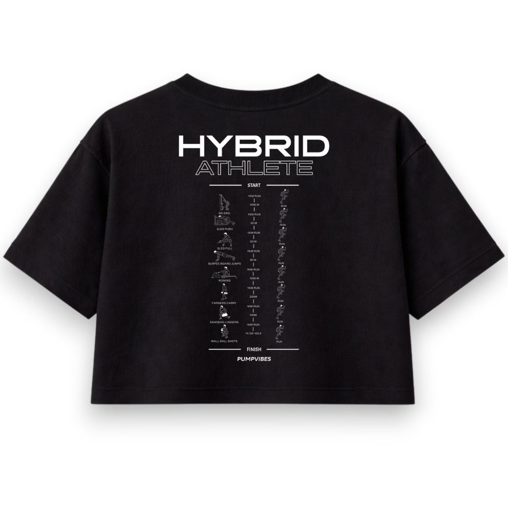 Hyrox Athlete Oversize Crop Top