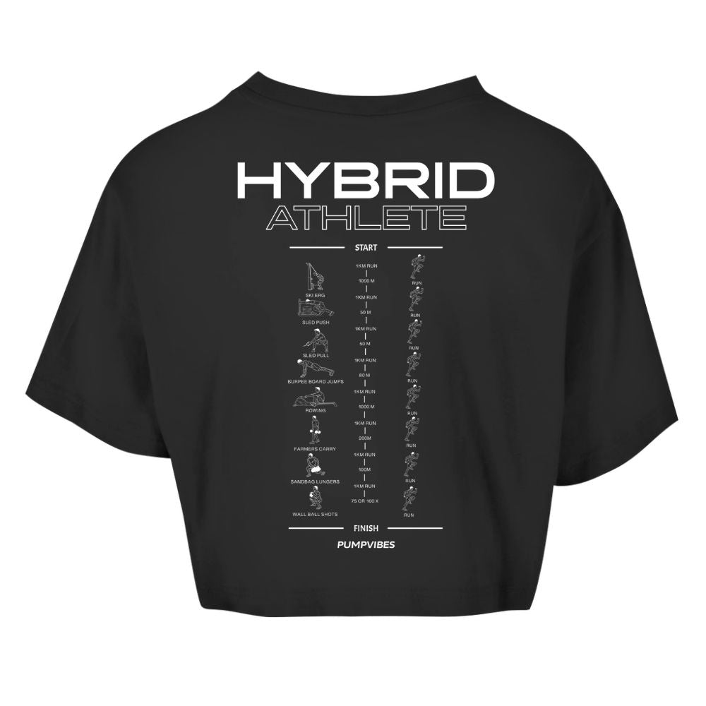 Hyrox Athlete Oversize Crop Top