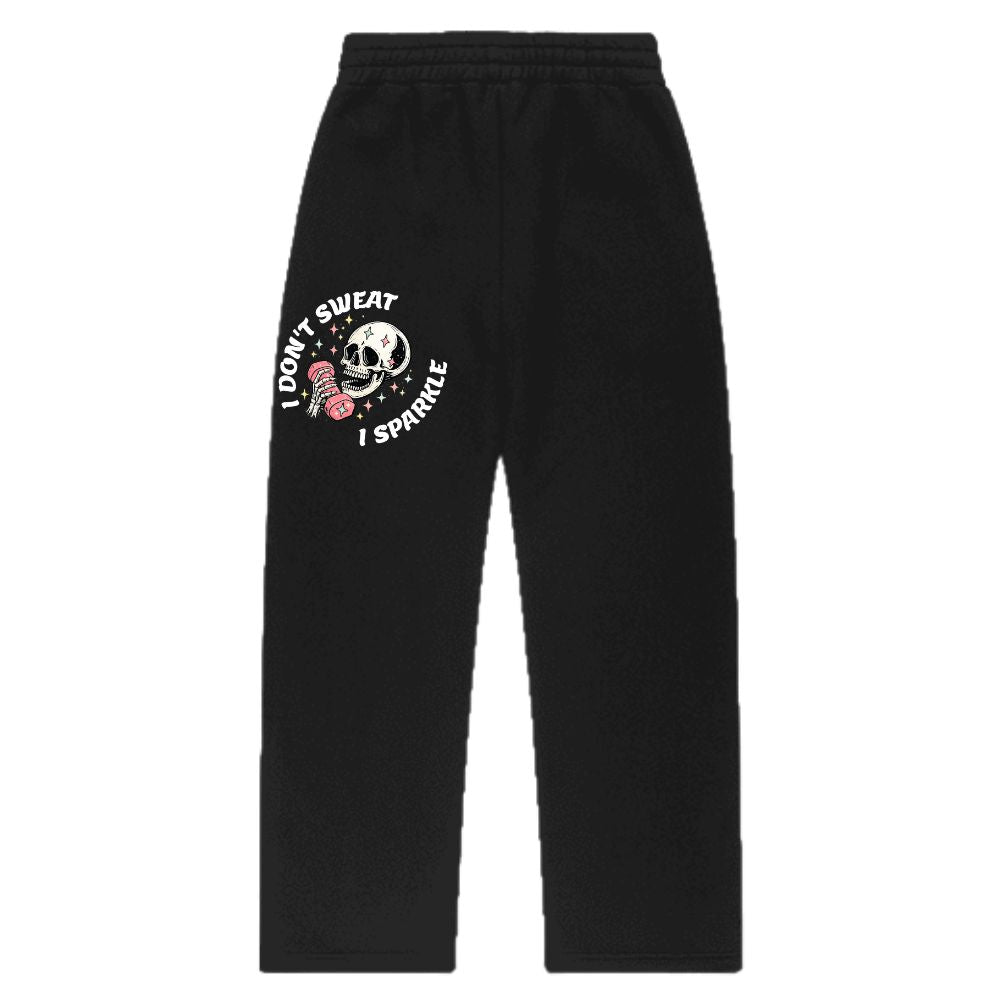 I Don't Sweat I Sparkle Oversize Jogger