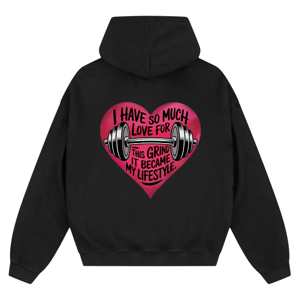 My Lifestyle Oversize Zipper Hoodie