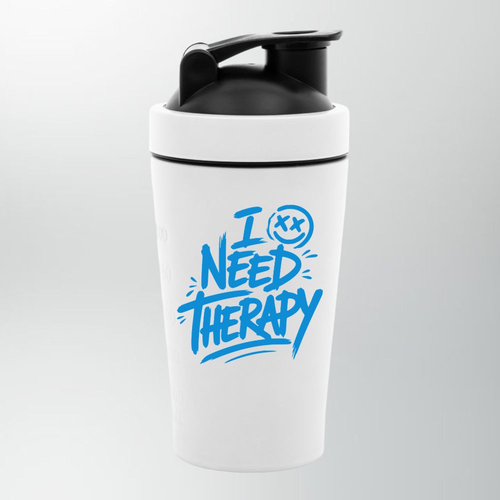 I Need Therapy Edelstahl Shaker