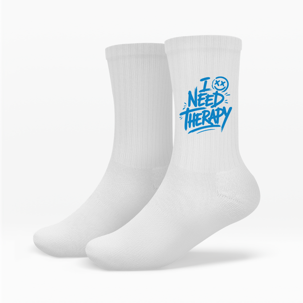 I Need Therapy Socken