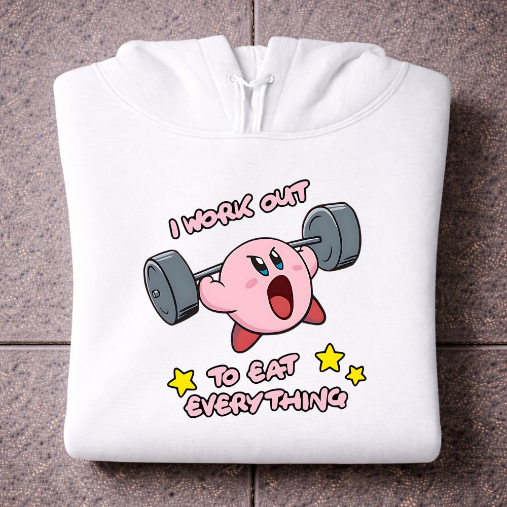 I Workout To Eat Everything Oversize Hoodie