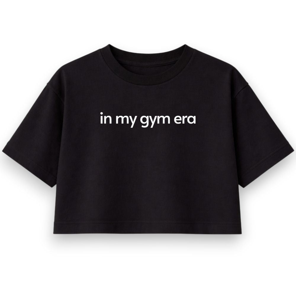 In My Gym Era Oversize Crop Top