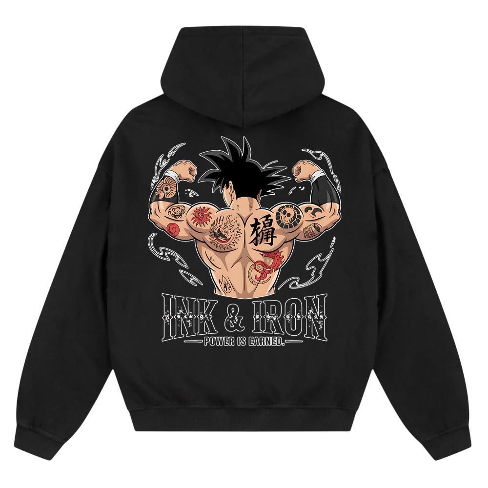 Ink And Iron Oversize Zipper Hoodie