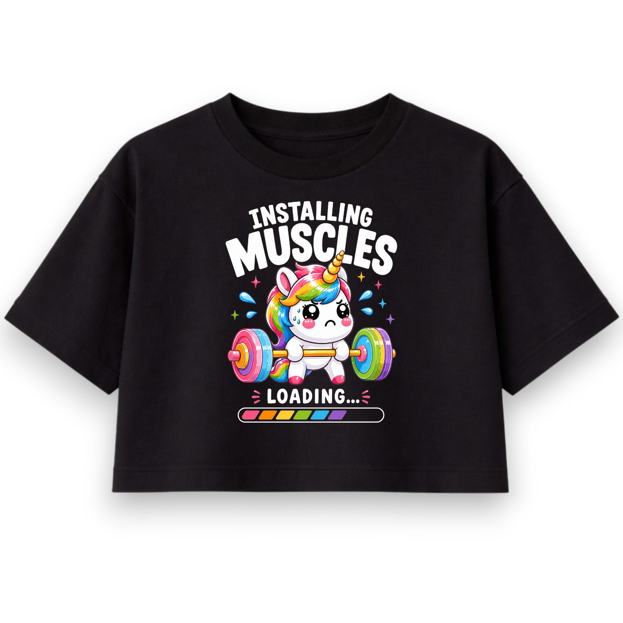 Installing Muscles Oversize Crop Top